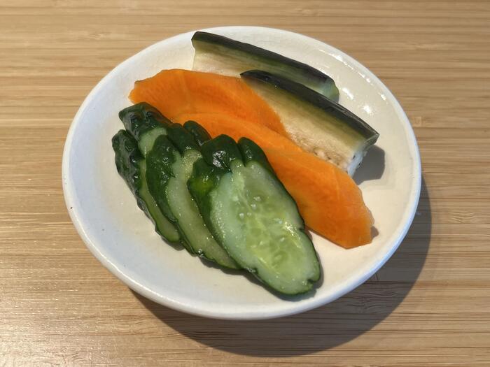 3日後には美味しい自家製ぬか漬けが完成