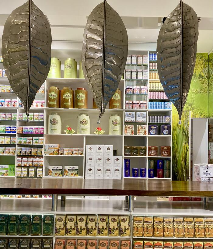 バシラーティー（Basilur Tea）の紅茶の商品棚