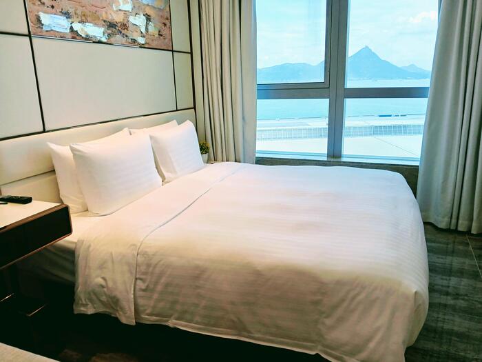 海の景色を楽しめる客室