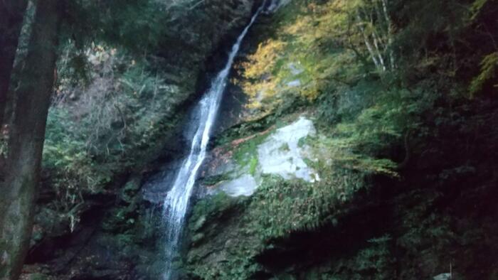 祖谷にある琵琶の滝
