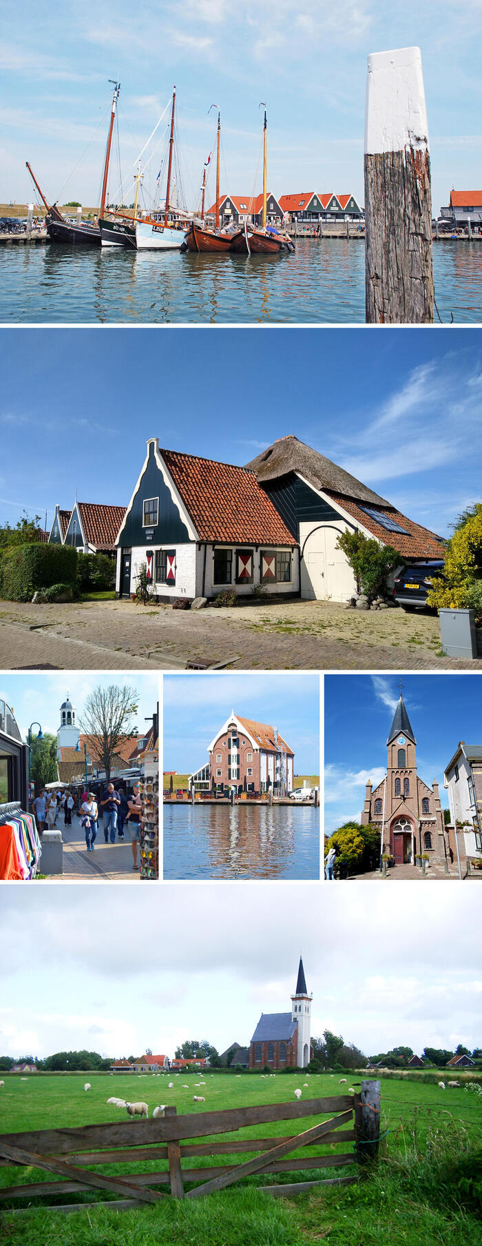 テクセル島～広大な砂丘、漁港、風車、牧草地の羊たち