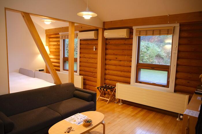 ログホテルメープルロッジ　お部屋