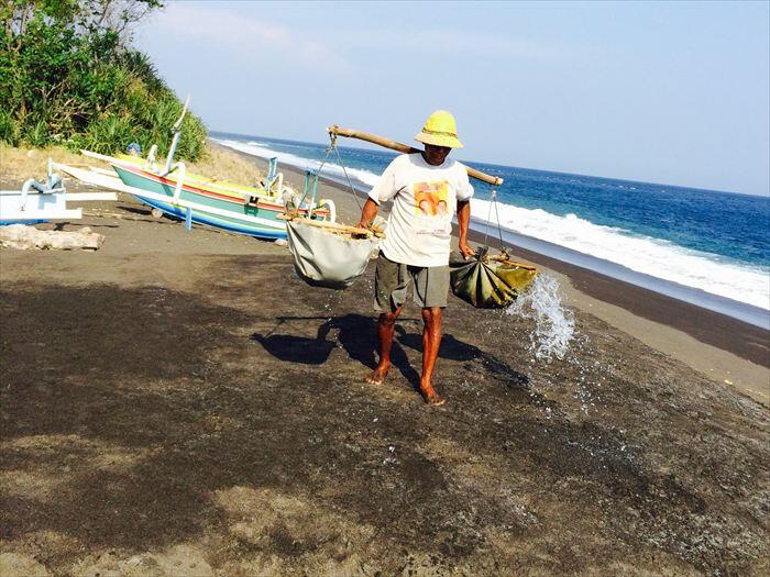 クサンバの潮かけ