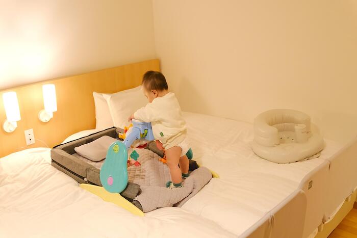 ログホテルメープルロッジ　寝室