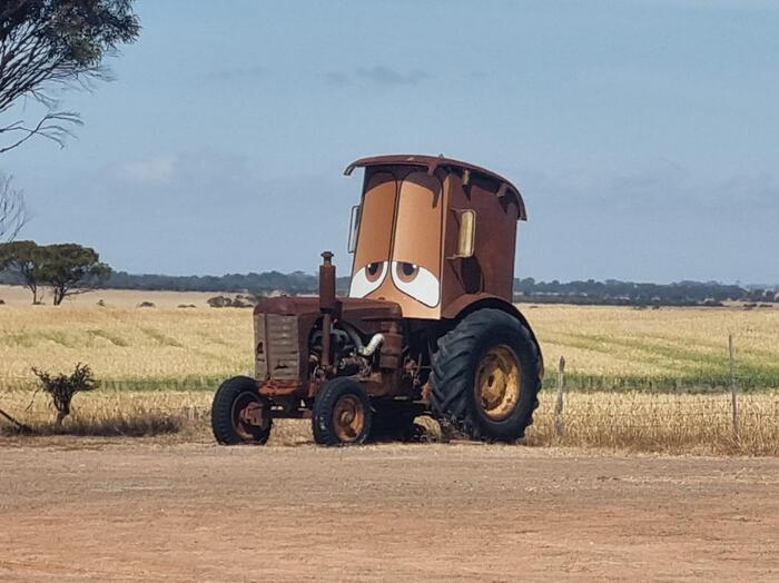 名前はディーセル、朝から晩まで働いて疲れている様子