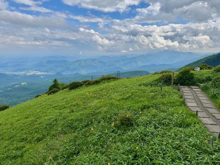 霧降高原キスゲ平園地　栃木県　日光市　天空回廊　小丸山展望台