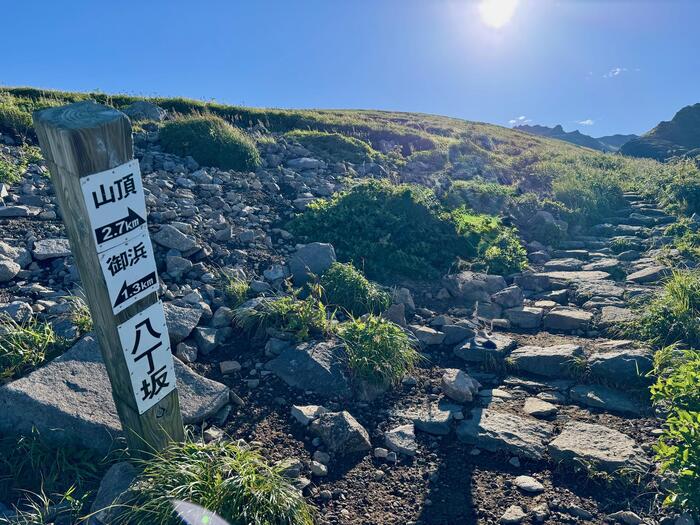鳥海山　秋田県　山形県　日本百名山　花の百名山　八丁坂