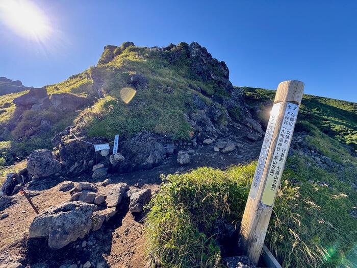 鳥海山　秋田県　山形県　日本百名山　花の百名山　七五三掛