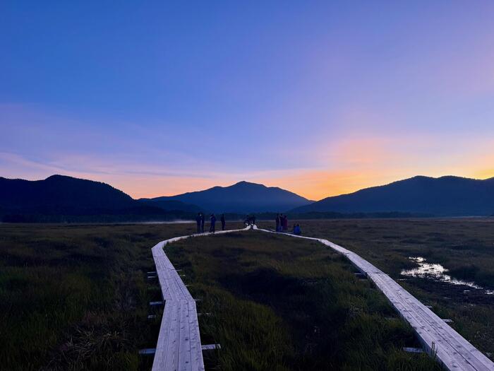 尾瀬　尾瀬ヶ原　尾瀬沼　鳩待峠　山ノ鼻　竜宮　見晴　平滑ノ滝　三条ノ滝　至仏山　燧ヶ岳　桧枝岐小屋