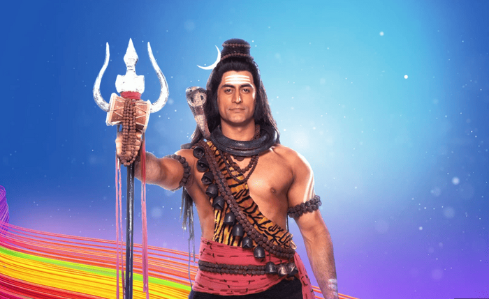 人気のあるインドのテレビドラマ「Devon Ke Dev...Mahadev」に登場するシヴァ神の姿