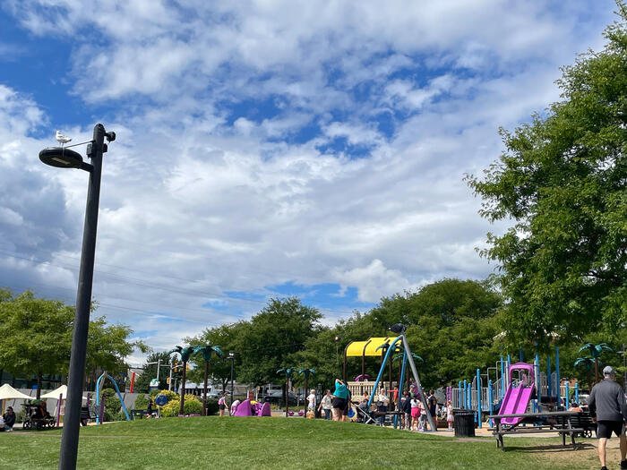 スペンサー・スミス公園内のプレイゾーン