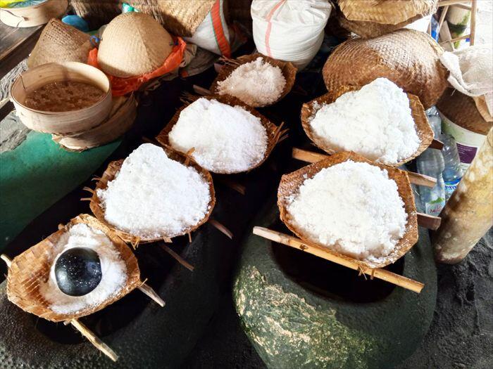 クサンバの塩脱水　