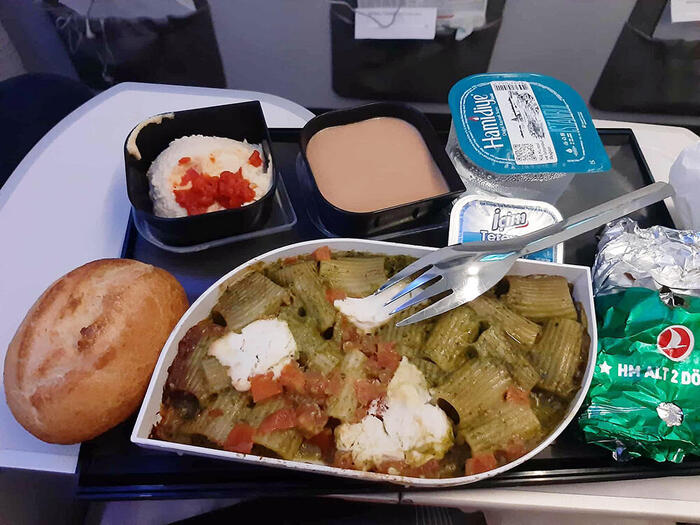 ターキッシュエアラインズの機内食