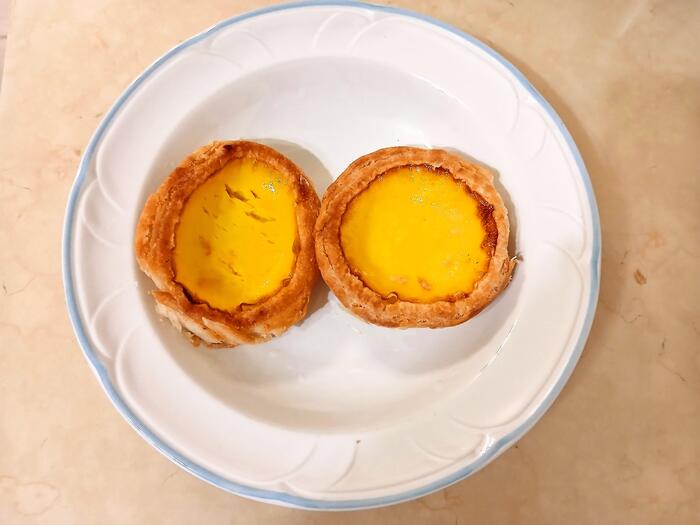 家族に好評のエッグタルト