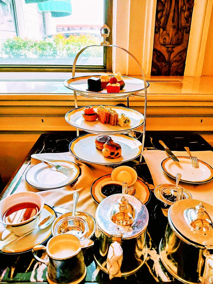 アフターヌーンティーでも提供されるチョコレート