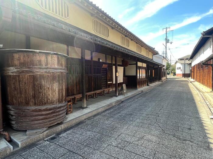 天野酒こと西條酒造のある酒蔵通り