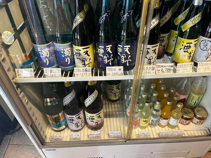 天野酒のラインナップ