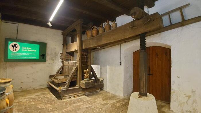 ブドウジュースを絞る装置