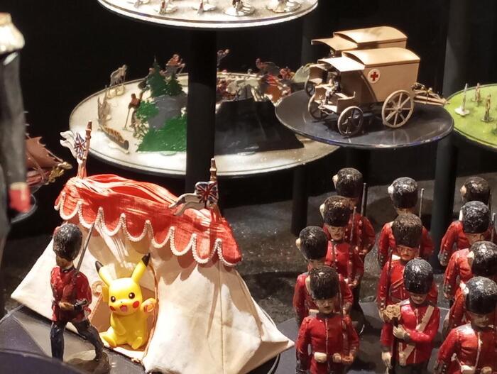 展示の中に、ピカチュウ発見