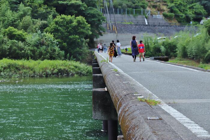 沈下橋といえば、欄干のない橋