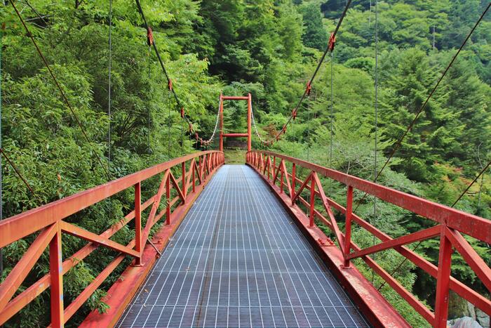 安居渓谷で仁淀ブルー