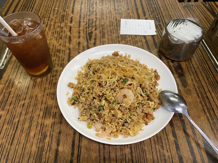 德如茶餐廳のチャーハン