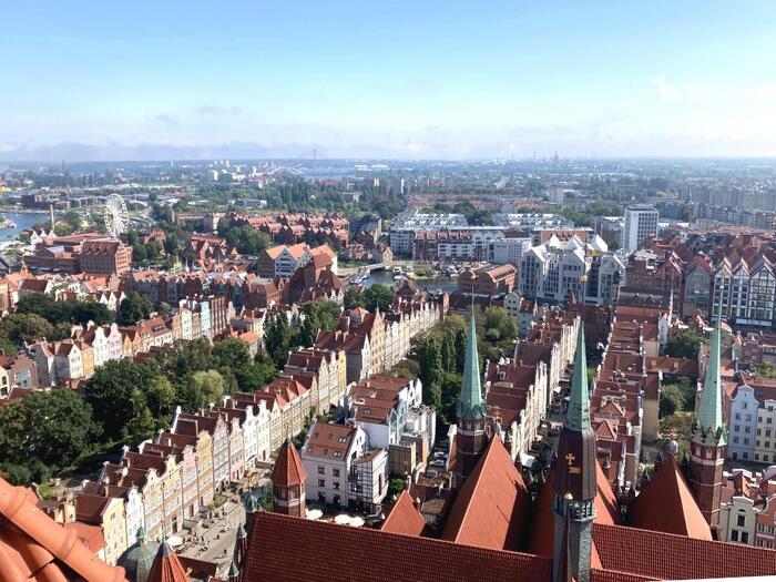 聖母マリア教会の塔からの眺望