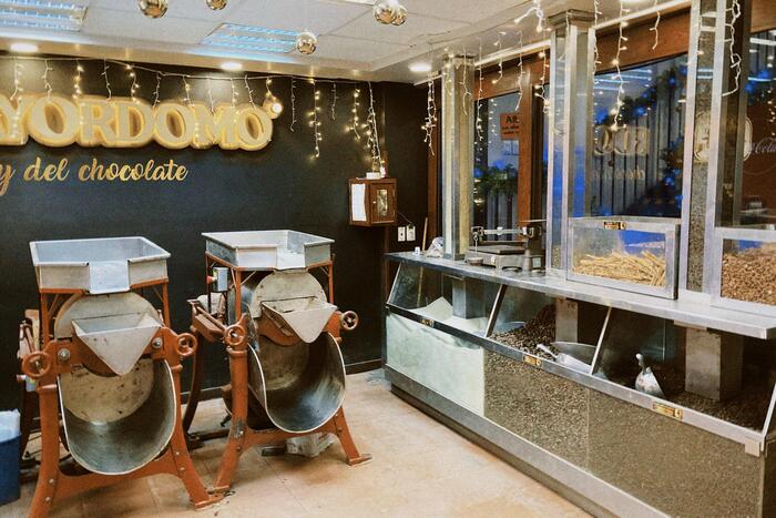 チョコレート屋さんの店内