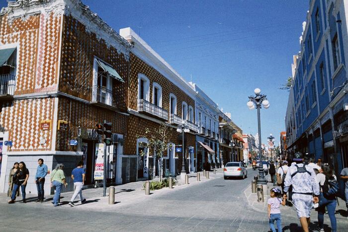 からりと晴れているメキシコの空