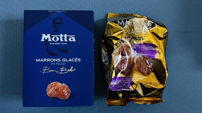 手軽に食べられるスーパーのマロングラッセ