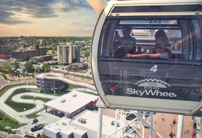 スカイホイールから見える景色