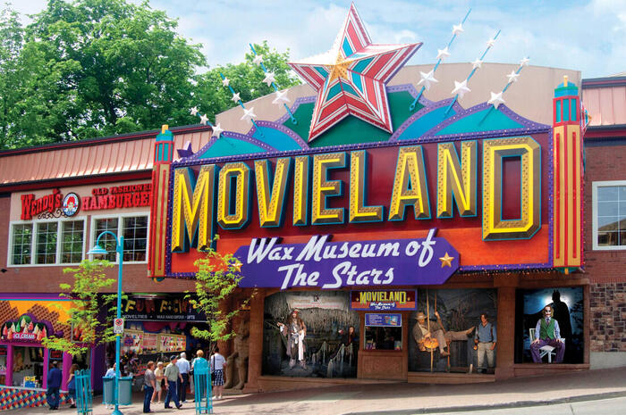 ムービーランド・ワックスミュージアムの正面
