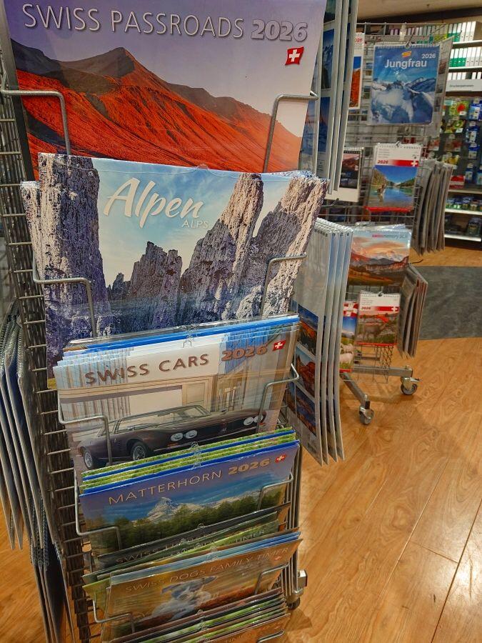 実用的で1年間楽しめるスイスのカレンダー