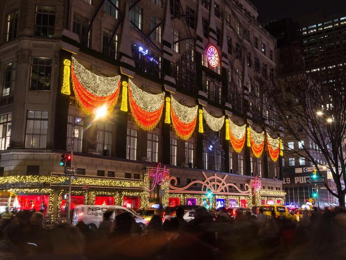 5番街のホリデーウィンドウ