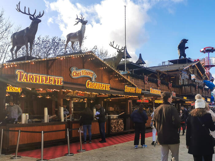 チュイルリー公園クリスマスマーケット