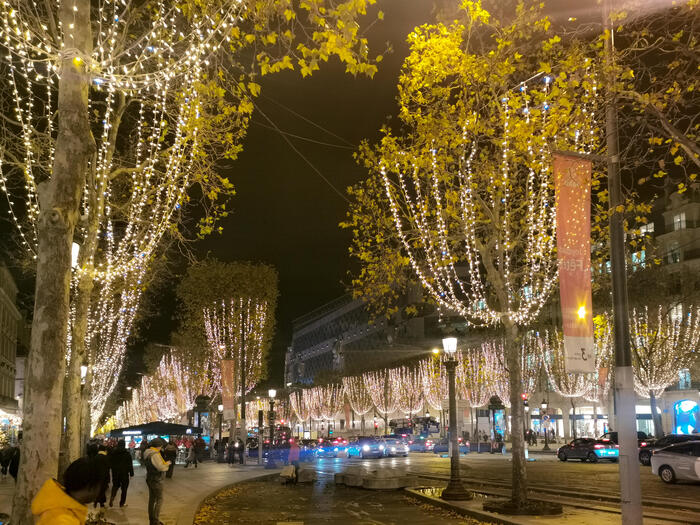 チュイルリー公園クリスマスマーケット シャンゼリゼ通り