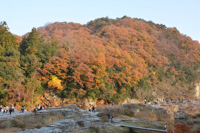長瀞玉淀自然公園の岩畳