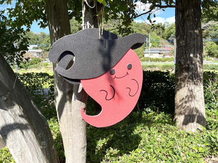 ハロウィン時期はお菓子ももらえる。