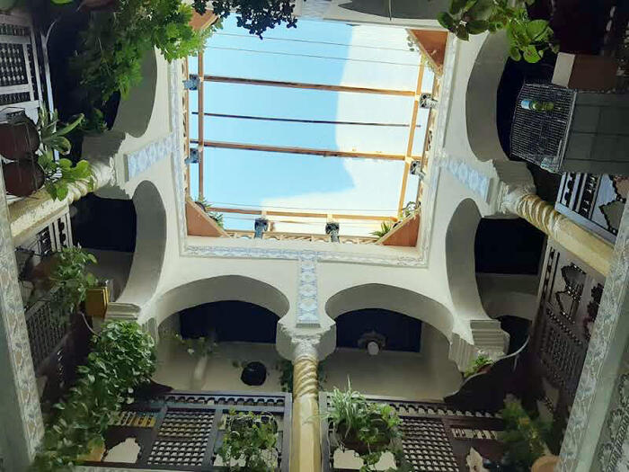 ＜公開されていた伝統的な造りの家＞