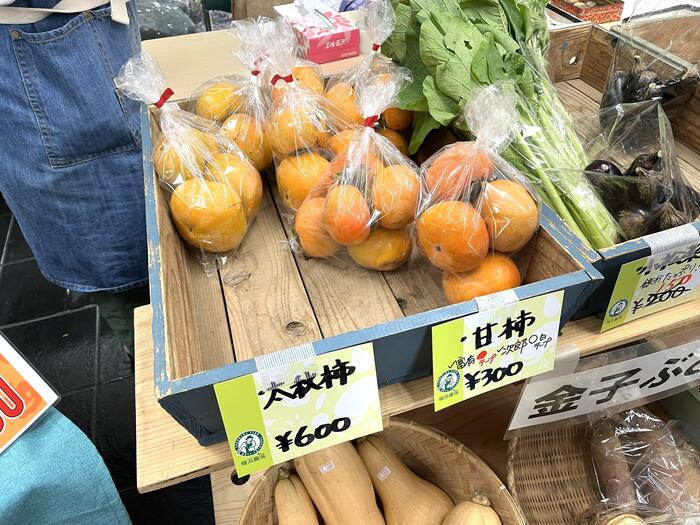 寺家ふるさと村　柿などの直売所