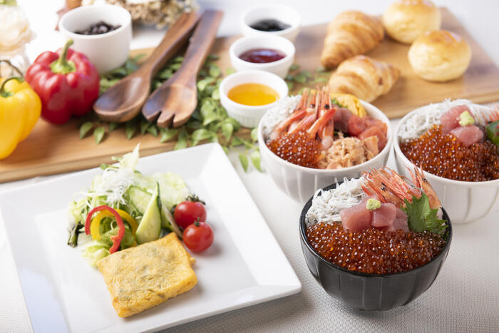 朝食ビュッフェ　浄土ヶ浜パークホテル