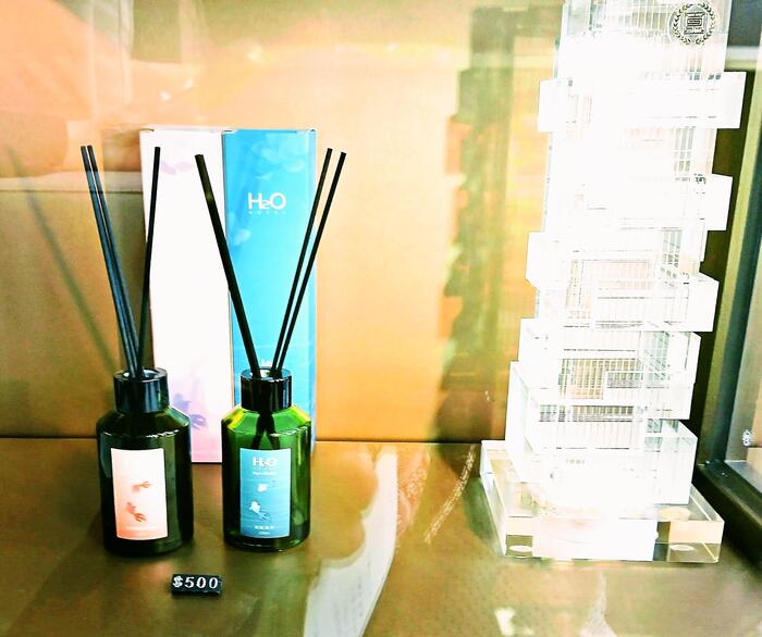 ＜ホテルオリジナルブレンドの香りのディフューザー＞