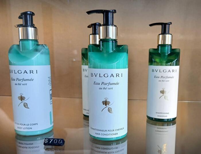 ブルガリ(BVLGARI)のアメニティーは販売もされています