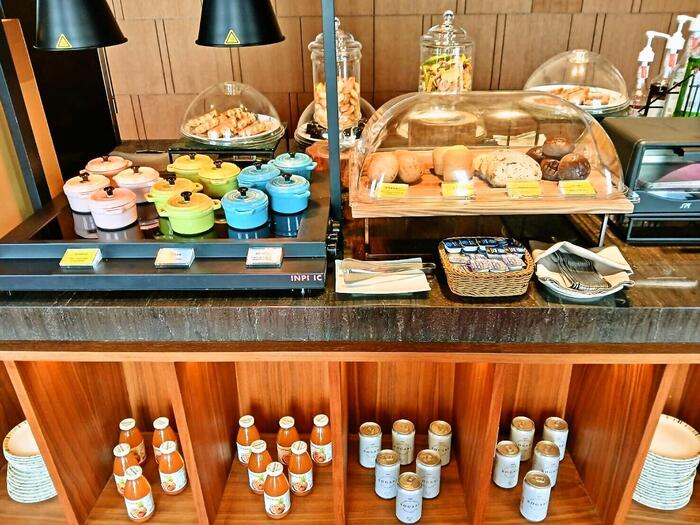 ビュッフェも充実しています