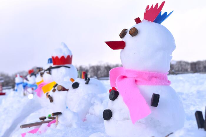 スノーパーク　雪だるま