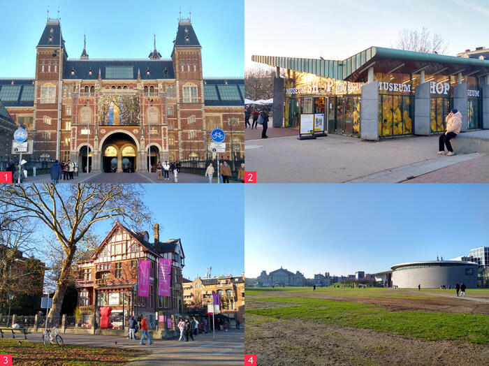 ミュージアム広場は観光の中心地