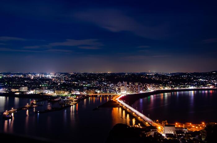 江の島シーキャンドル展望台からの夜景