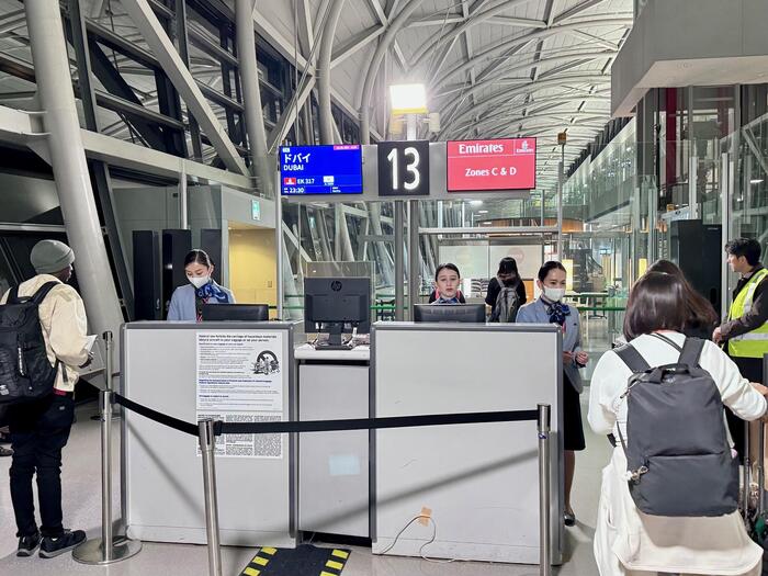 関西国際空港　ターミナル1　国際線　13番ゲート