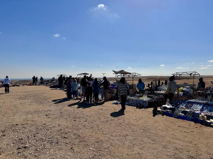 エジプト　ギザ　ギザの三大ピラミッド　パノラマ展望台