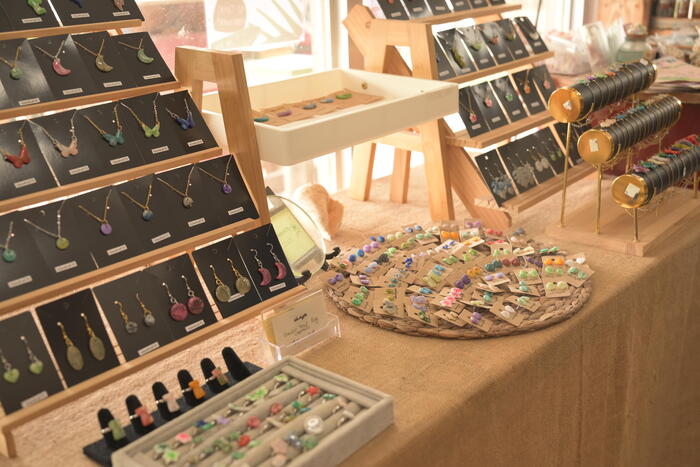 センスの良いディスプレイの仕方にもこだわっている